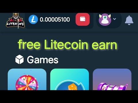 how to earn free Litecoin paying game #litecoin liteking.io