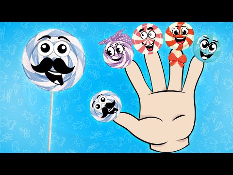 Lollipop Finger Family Song - Children Song with Lyrics - kids Songs and Nursery Rhymes