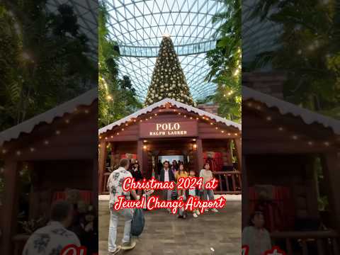 Ralph Lauren’s 16-metre-tall Holiday Tree at Jewel Changi Airport #christmas2024  #ralphlauren #sg