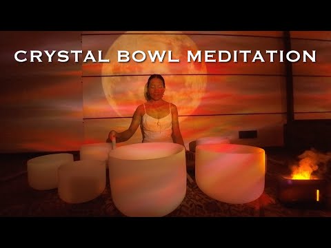 CRYSTAL SINGING BOWL MEDITATION | 10 MIN