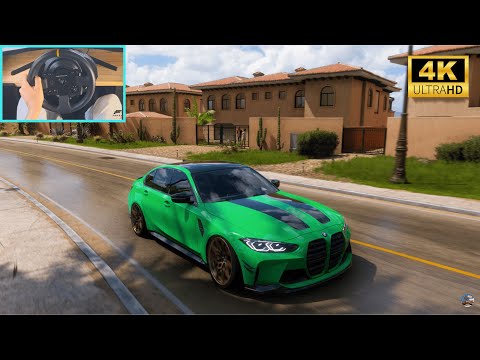 Forza Horizon 5 - BMW M3cs | Steering Wheel Gameplay drift