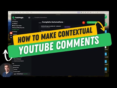 How to Make Contextual Youtube Comments and replies automatically