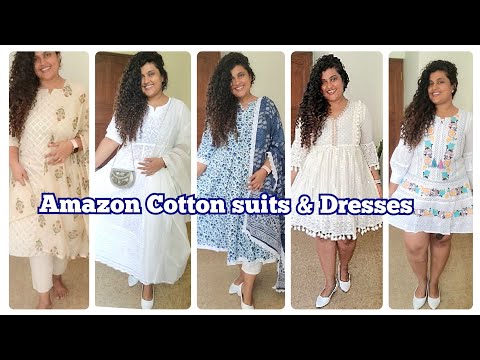 Cotton suits and Dresses from Amazon | Budget Friendly Haul