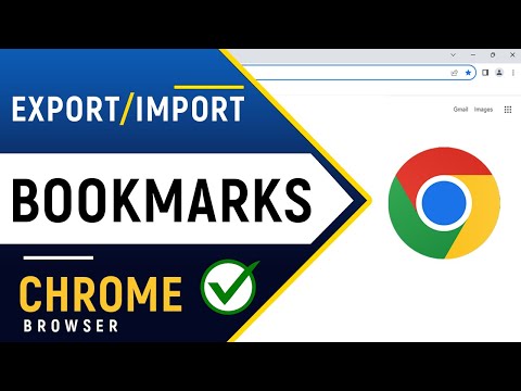 How to Export, Save and Import Chrome Bookmarks