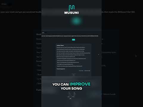 Elevate Your Music  Analyzing Billboard Hits for Success #musicapp #billboardhot100 #songanalyzer