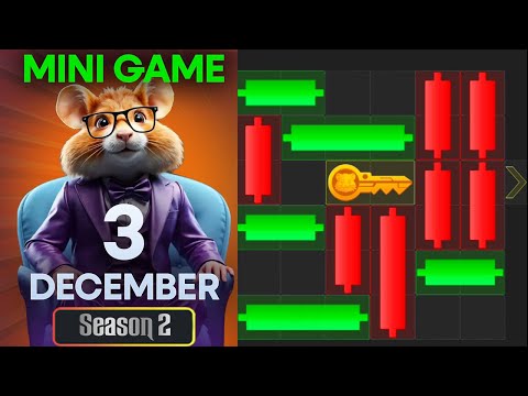 3 December Mini Game Puzzle Hamster Kombat Today | #puzzlegame Solved #hamsterkombat #minigame