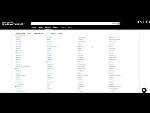 Data Privacy Advisor: How to research by country