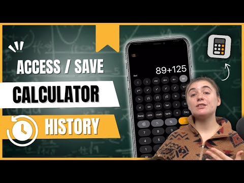 How to Access and Save Calculator History on iPhone