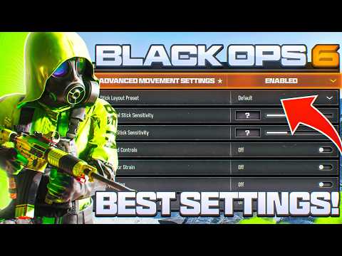 Black Ops 6: the BEST SETTiNGS (BO6 Best Controller, Graphic, & Audio Settings)