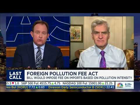 Cassidy Discusses his Foreign Pollution Fee on CNBC