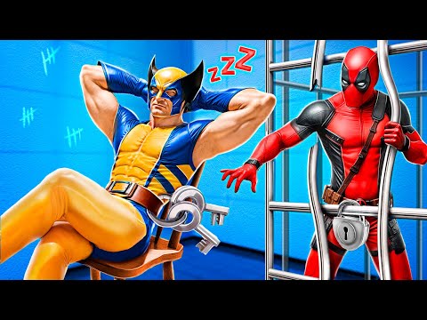 How to Escape the Superhero Prison? Deadpool vs Wolverine!