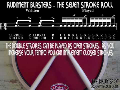 The Seven Stroke Roll  -  Canadian Drum Gear -  DOUGMEOLA.COM / The DrumSpot