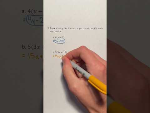 Let Me Help You with the Distributive Property #Shorts #algebra #math #help #distributiveproperty