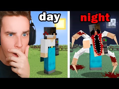 Minecraft, But It Turns Scary at Night...