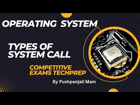 Lec - 1.6 Types of System Call in Operating System in Hindi