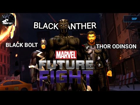 future fight marvel game 🎮  black panther, thor, black bolt #marvel #thor #blackbolt #marvel #marvel