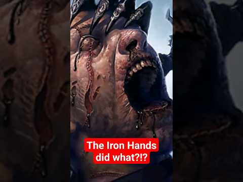 The horrible creation of the Iron Hands #warhammerlore #warhammer #warhammer30k #horrorstories #rpg