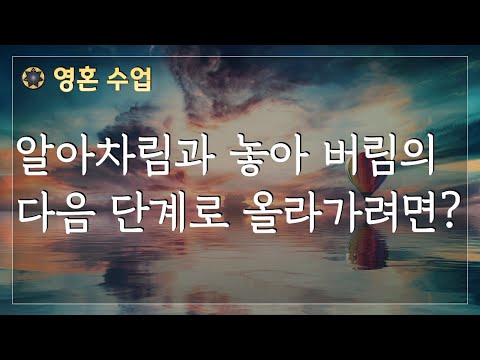 #93 감정의 알아차림과 놓아 버림의 다음 단계로 올라가려면? [영혼 수업]