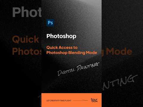 💡Quick Access to #Photoshop Blending Mode