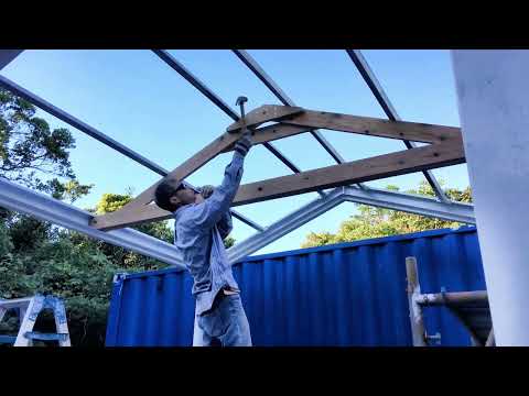 タイニーハウス DIY Part 2. 屋根制作