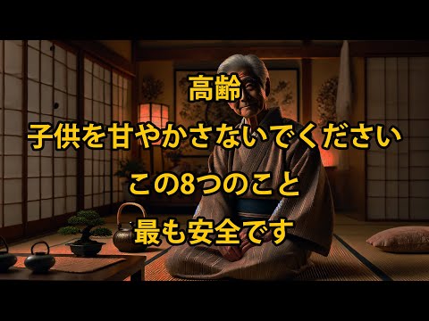 老後のために、子供に親切にしない8つのことが最も安全です