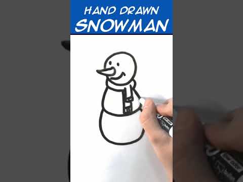 Hand Drawn Snowman