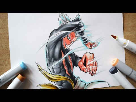 How to Draw Garou - Step By Step Tutorial | One Punch Man