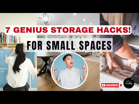 7 Genius Storage Hacks for Small Spaces _ Smart Home Living Life TIPS#1