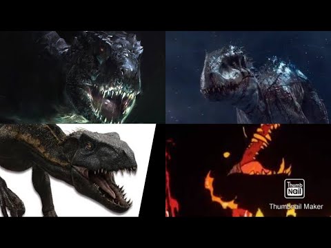 Scorpius Rex/E750 And Indoraptor Vs. Indominus Rex Vs Night Feeder