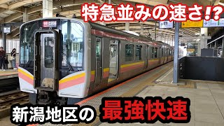 【乗り得】特急並みに速い新潟地区の快速列車に乗ってみた