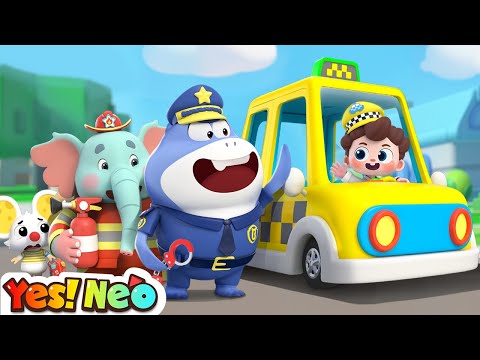 Taxi Rescue Team | Occupation Song | Cars Rescues | Nursery Rhyme & Kids Songs | Yes! Neo