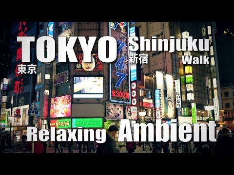 新宿 / Night walk in Shinjuku, Tokyo, Relaxing Ambient ( November 6, 2024 )