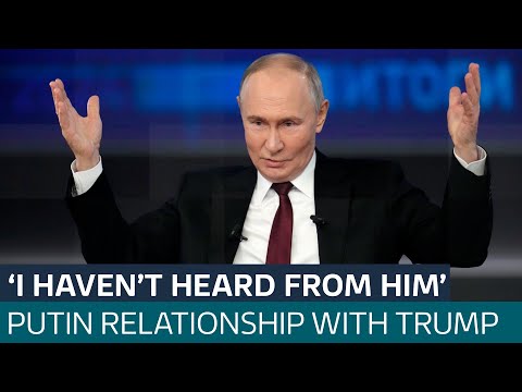 'I will be ready': Putin says he will meet Trump as he delivers annual news conference | ITV News