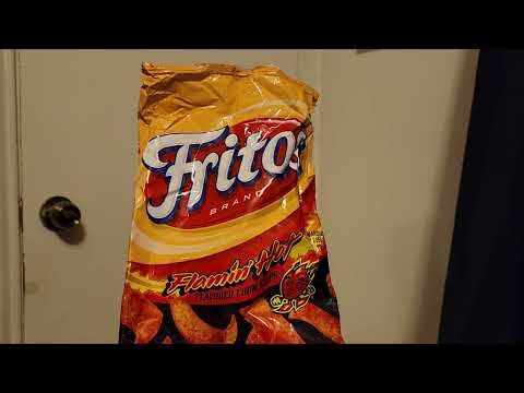 Frito Lay Flammin Hot Corn Chips Review