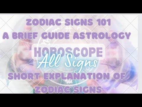 A Brief Guide astrology | short explanation of Zodiac Signs |Zodiac Signs 101 #zodiacsigns#astrology