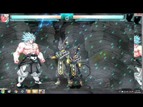 Trunks God Of Destruction Vs Sebas (Anime War Mugen)