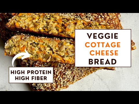 EASY Gluten-free Veggie Cottage Cheese Seed Bread is DELICIOUS!