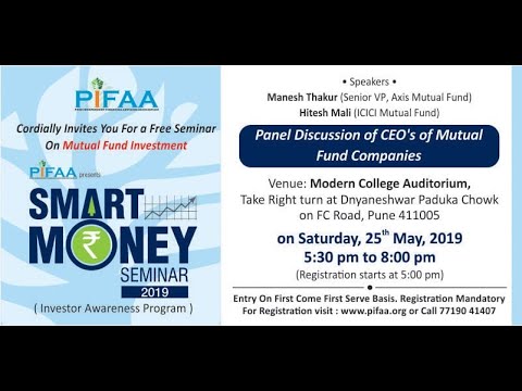 2 PIFAA SMART MONEY SEMINAR 2019 | HITESH MALI