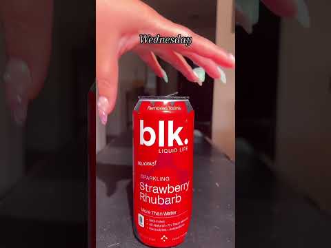 A drink for everyday of the week! Which flavor are you sipping on?🖤 #blkwater