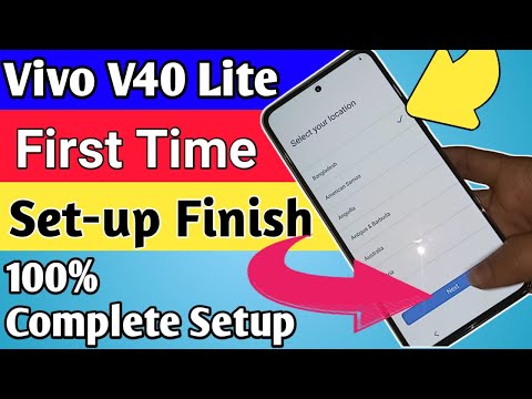 vivo v40 Lite First Time Setup // New phone setup