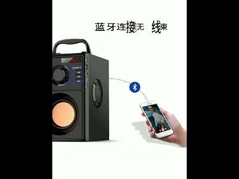 Wireless Bluetooth Woofer Speaker with Many Features like USB  Memory Car