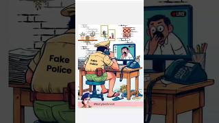 Fake Police Digital Arresting Fraud #cybersecurity #cybercrime #onlinefraud #1930 #viral #police 🇮🇳