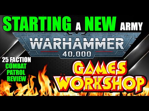 START Warhammer 40,000 from SCRATCH!  ALL 25 Faction Combat Patrol  40k  Beginner's GUIDE #New40k