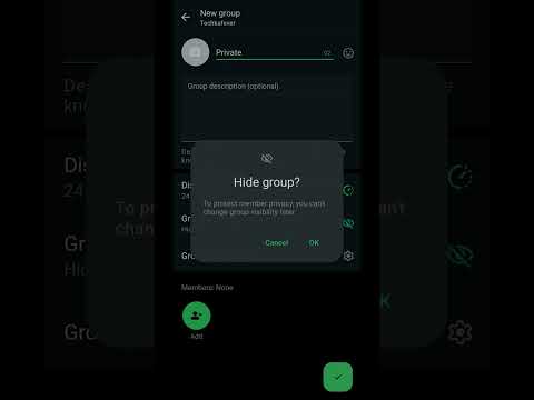 Create Invisible Groups in WhatsApp Communities #whatsapp #community #howto