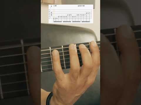 „Guitar scales” Spanish guitar #shorts