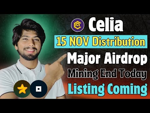 Celia Mining Distribution | Major Airdrop Last Day, Notpixel New Update