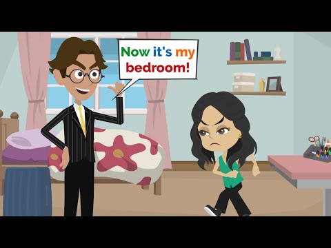 Mr. Nash now LIVES with Nora | Easy English conversation practice | Nora English