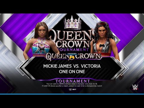 WWE 2K24 AWA Womens Takeover: Micky James vs Victoria