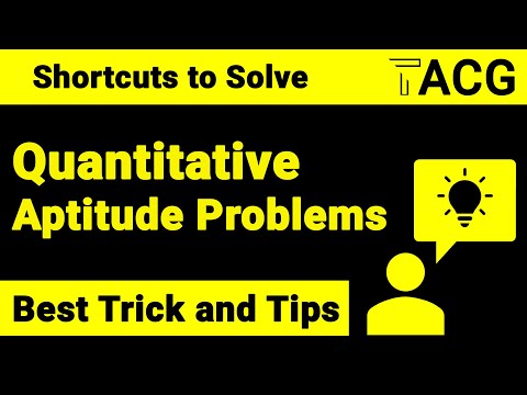 Solve Quantitative Aptitude Problems So Easily | Shortcuts | Tips and Tricks |You Must Know #Part 01