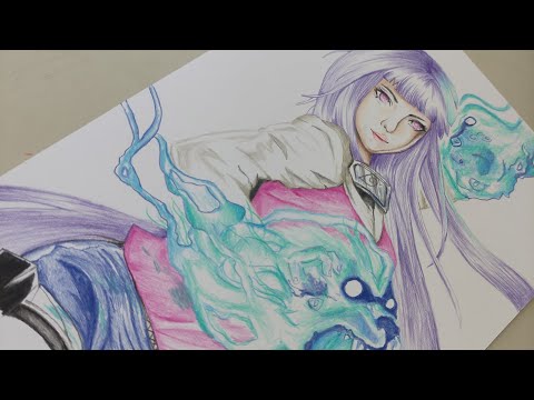 Speed drawing Hinata / Naruto / Shippuden #drawinghinata